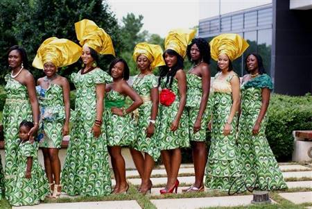 traditional nigerian bridesmaid dresses