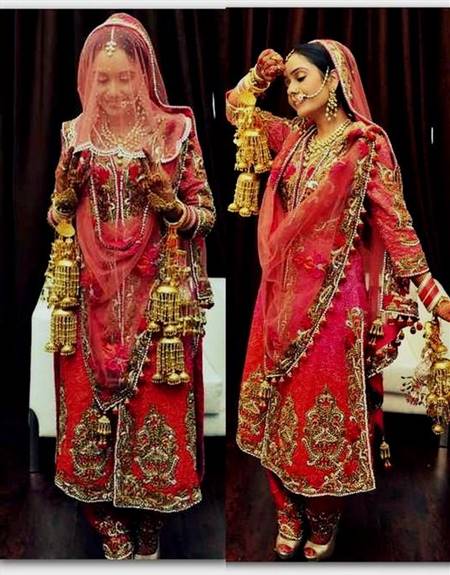traditional punjabi wedding dress