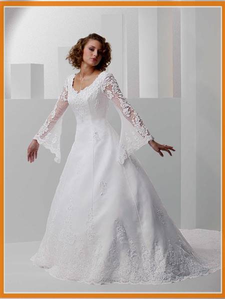 traditional wedding dresses with sleeves