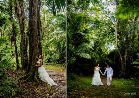 trash the dress forest