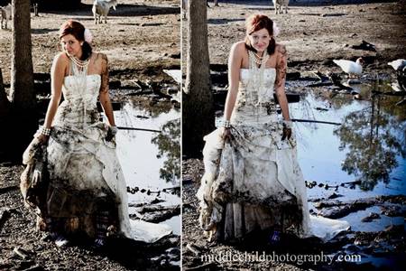 trash the dress mud