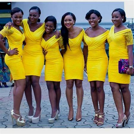 turquoise blue and yellow bridesmaid dresses
