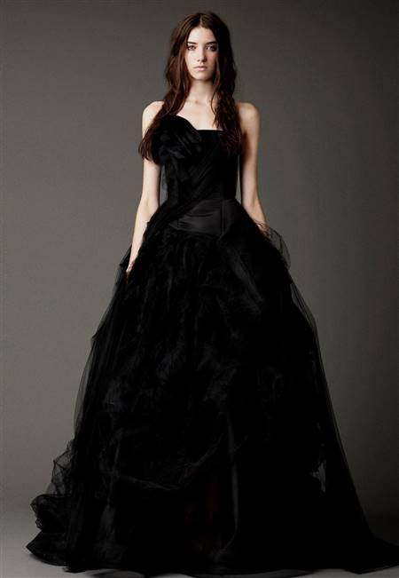 vera wang wedding dresses black