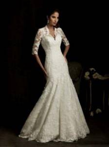 very simple wedding dresses with sleeves