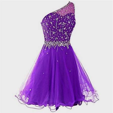 violet cocktail dress for prom