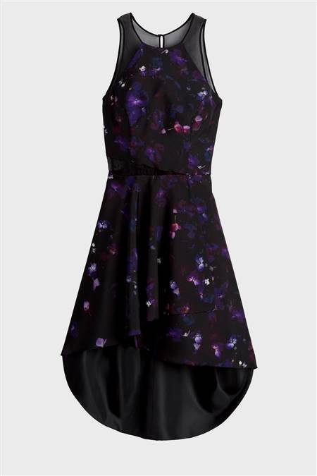 violet dress