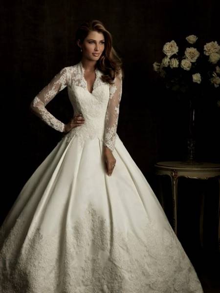 wedding dress designs with sleeves
