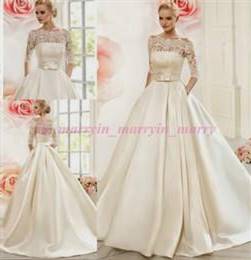 wedding dress with pockets and sleeves