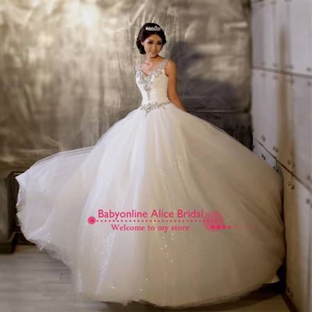 wedding dresses ball gown sparkly