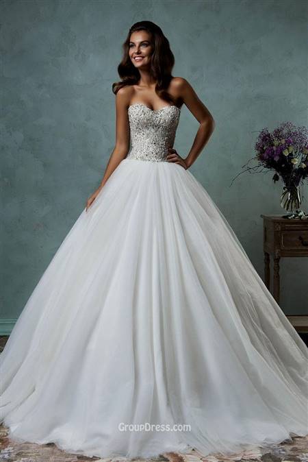 wedding dresses ball gown with bling