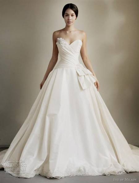 wedding dresses sweetheart neckline ball gown strapless