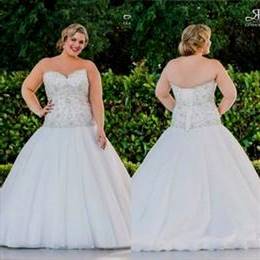 wedding dresses sweetheart neckline fit and flare plus size