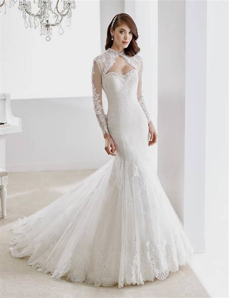wedding dresses with lace back and front