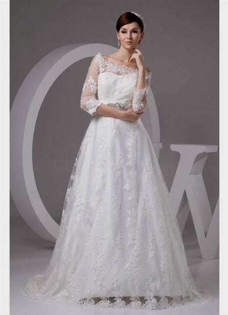 wedding dresses with lace sleeves
