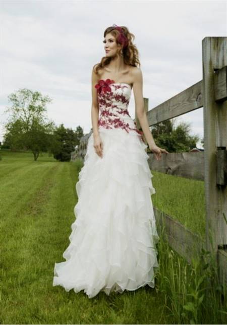 western wedding dress