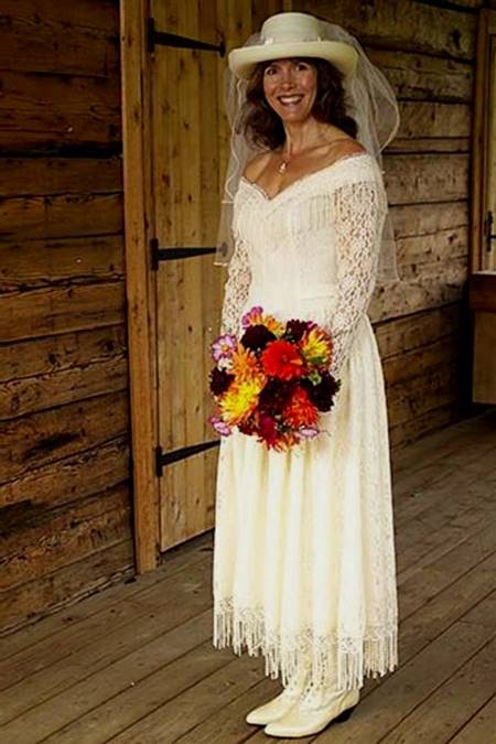 western wedding dresses plus size