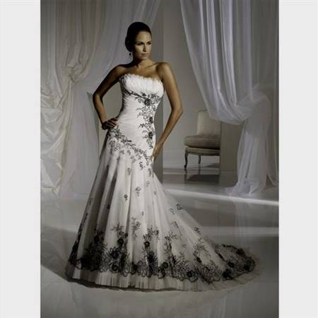 white and purple corset wedding dresses