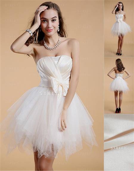 white cocktail dress for teenage girls
