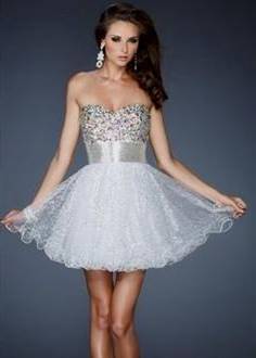 white cocktail dress for teenage girls