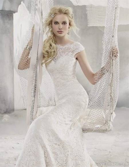 white lace wedding dress tumblr