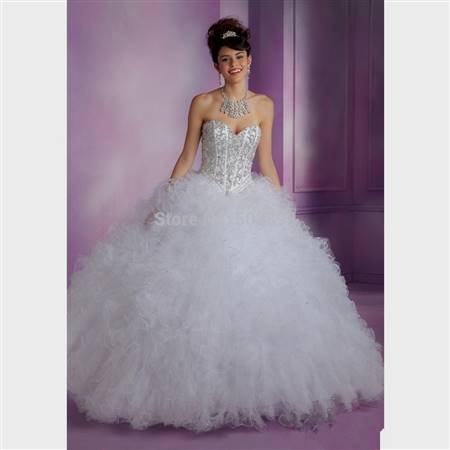 white masquerade ball gowns
