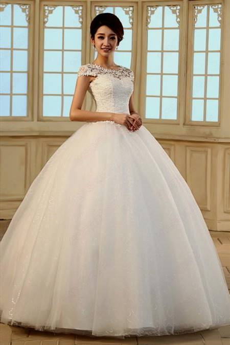 white princess wedding dresses with diamonds
