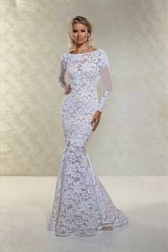 white prom dresses with lace sleeves