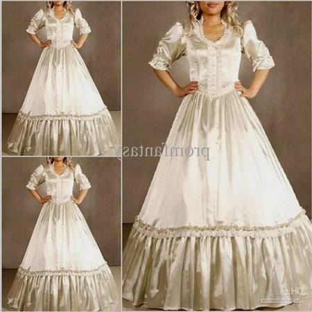 white victorian ball gowns