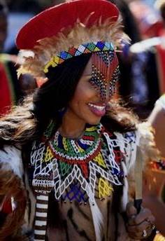 zulu african traditional wedding dress