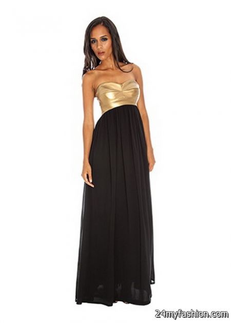 Black and gold maxi dresses review