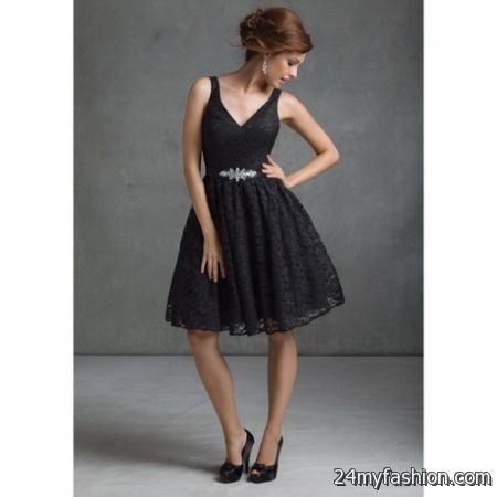 Black short bridesmaid dresses review