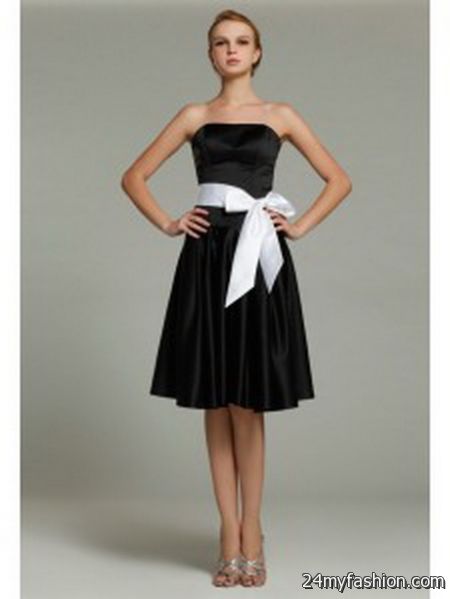 Black short bridesmaid dresses review