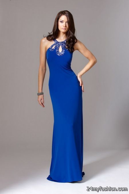 Blue evening gowns review