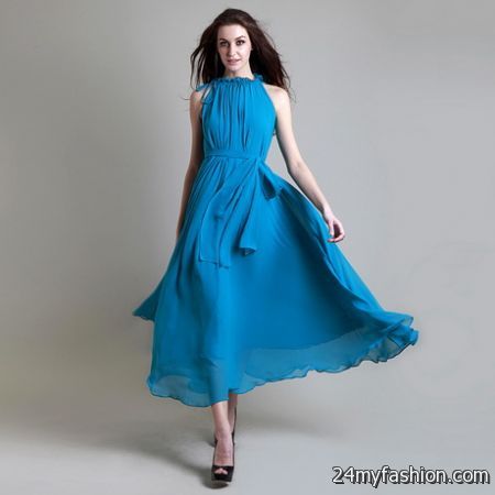Blue party dresses for women