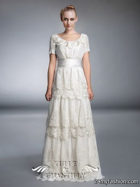 Boho vintage wedding dress review