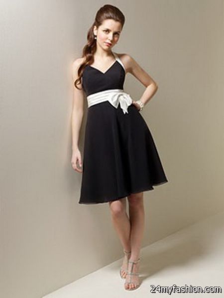 Bridesmaid dresses black and white review