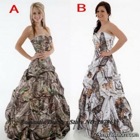Camo ball gowns review