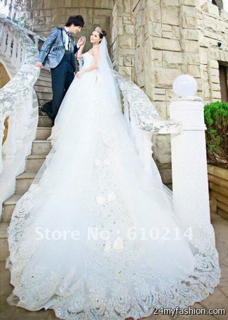 Cathedral train wedding gowns review