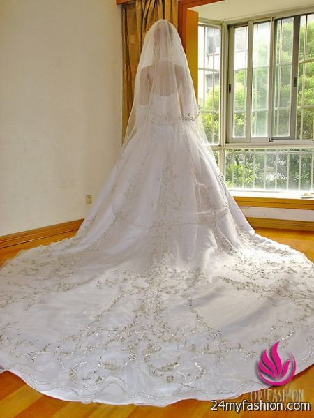Cathedral train wedding gowns review