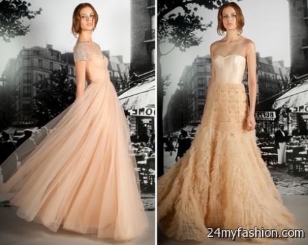 Coloured bridal gowns review