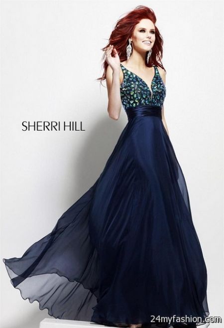 Dark blue formal dresses review