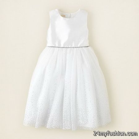 Girls white summer dress