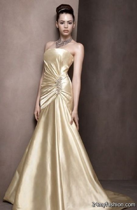 Gold bridal gowns review