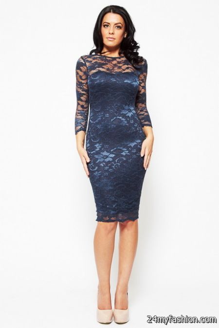 Lace dress navy review