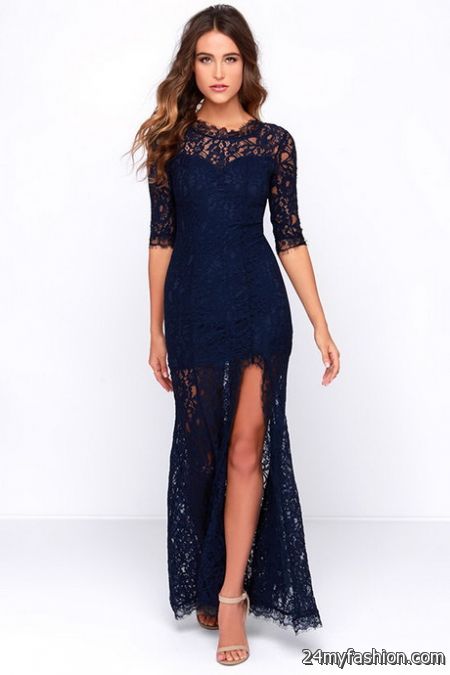 Lace dress navy review