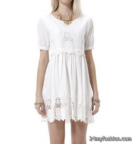 Lace smock dress review