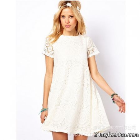 Lace smock dress review