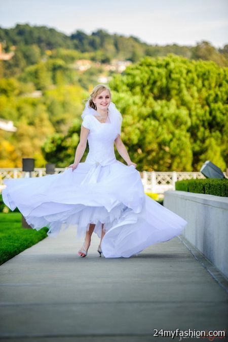 Lds temple wedding dresses review