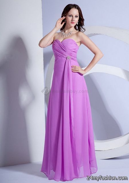 Lilac evening dresses