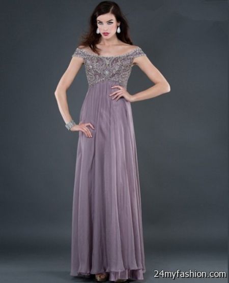 Lilac evening dresses